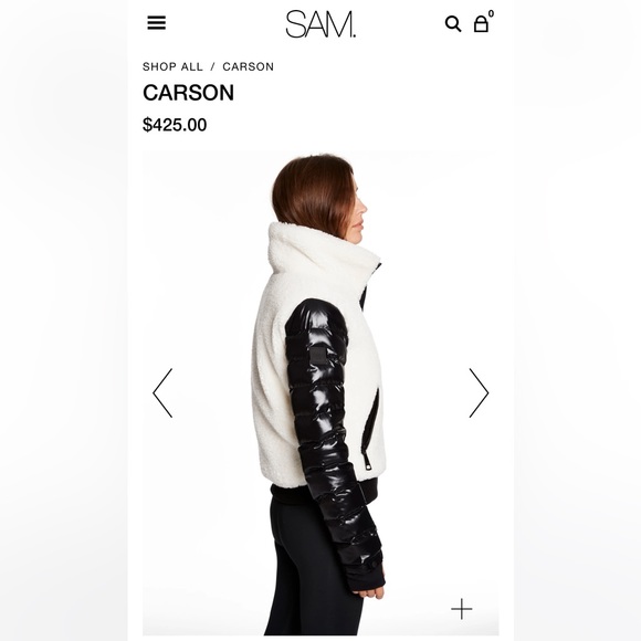 SAM. Carson Sherpa Bomber Jacket Large, runs small - Picture 9 of 9